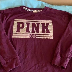 VS Maroon sweat shirt no lower band